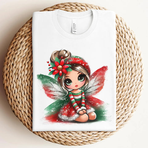 DTF Full Color TShirt Transfer - Christmas Fairy