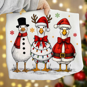 DTF Full Color Transfer - Christmas Geese