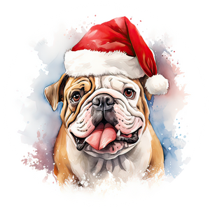 3" Ornament UV DTF Decal - Bulldog