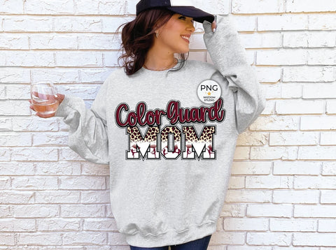 DTF Full Color Transfer - Colorguard Mom