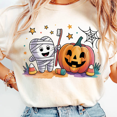 DTF Full Color Transfer - Halloween Dentist