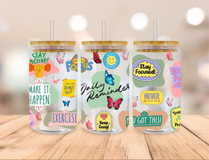 16oz UV DTF Wrap - Daily Reminder Make It Happen