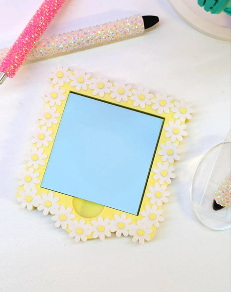 Sticky Note Holder - Daisies