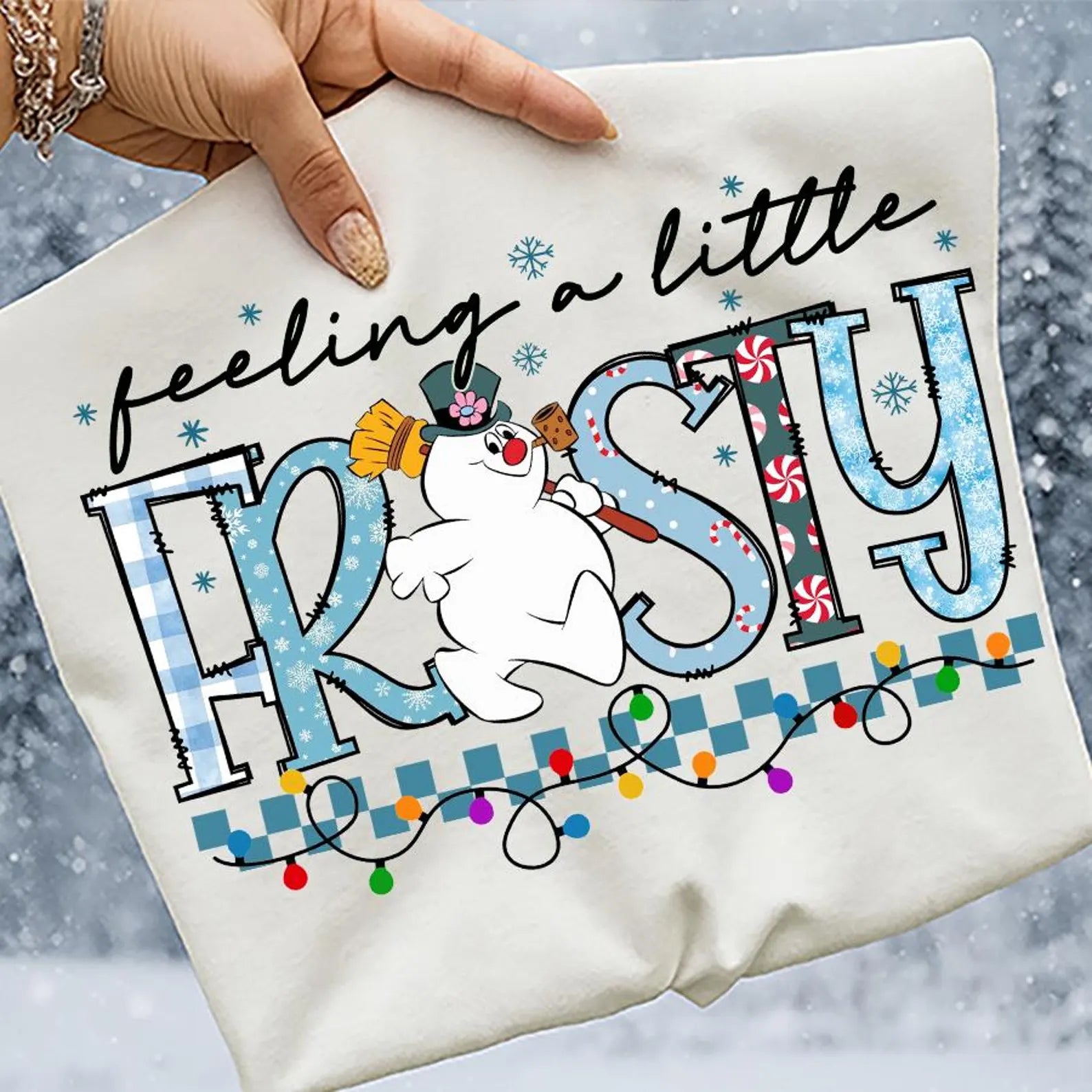 DTF Full Color TShirt Transfer - Feeling A Little Frosty