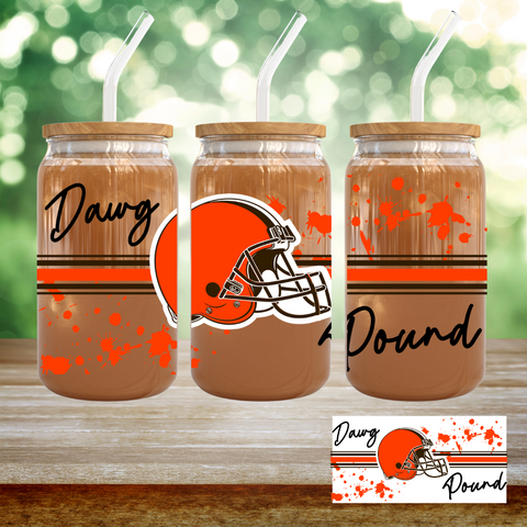 16oz UV DTF Wrap - Brown
