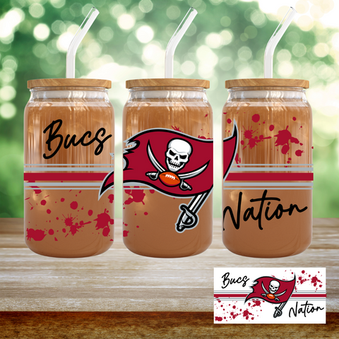 16oz UV DTF Wrap - Bucs