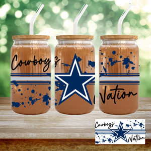 16oz UV DTF Wrap - Cowboys