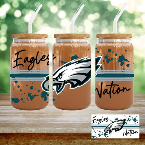 16oz UV DTF Wrap - Eagles