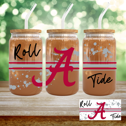 16oz UV DTF Wrap - Roll Tide