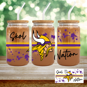 16oz UV DTF Wrap - Skol Nation