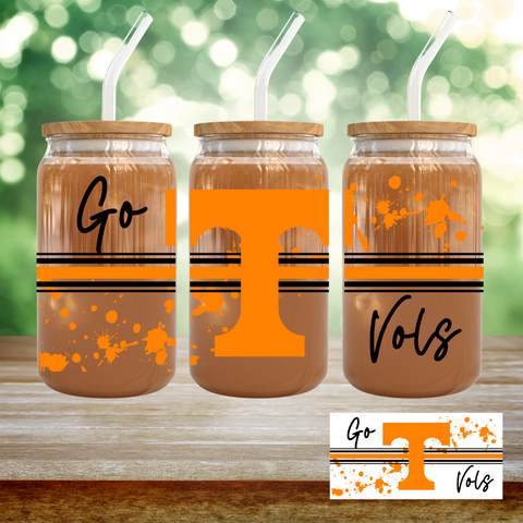 16oz UV DTF Wrap - Go Vols
