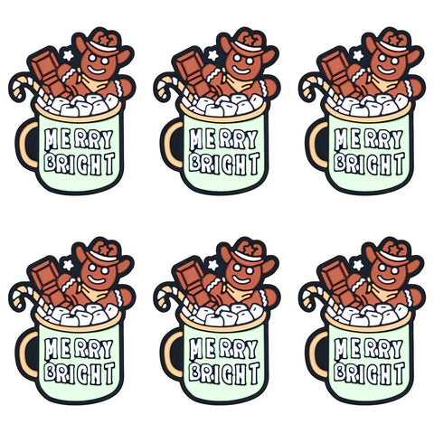 Silicone Focal - Merry Bright Gingerbread Coffee