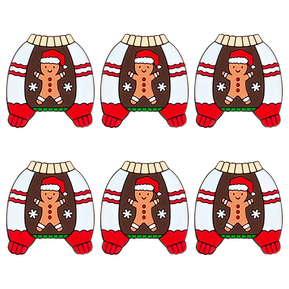 Silicone Focal - Gingerbread Christmas Sweater