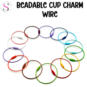 Beadable Cup Charm Wire