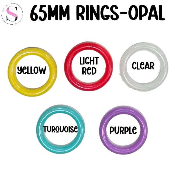 65mm Silicone Ring - Opal