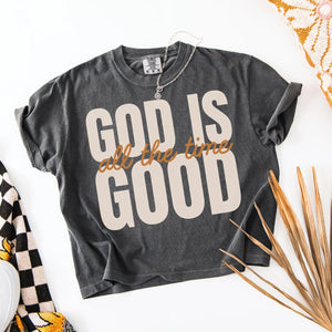 DTF Full Color Transfer - God Is Good All The Time Block & Script