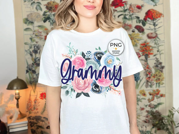 DTF Full Color Transfer - Floral Names (You Pick)