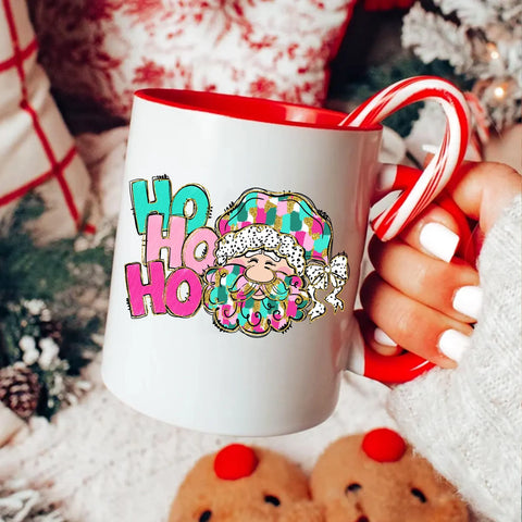 UV DTF Decal - Ho Ho Ho Bright Santa