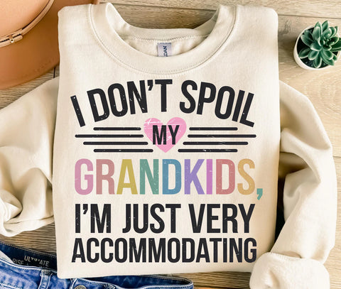 DTF Full Color Transfer - I Don't Spoil My Grandkids