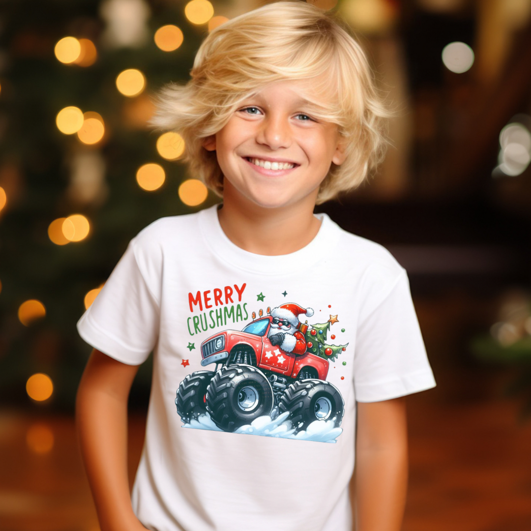 DTF Full Color TShirt Transfer - Merry Crushmas