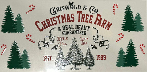 16oz UV DTF Wrap - Griswold Christmas Tree Farm