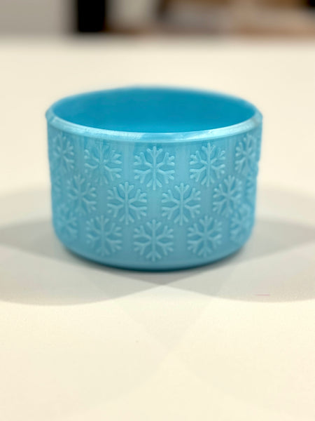 Silicone Cup Boot - Snowflake Design