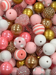 20mm Acrylic Beads - Christmas Candy