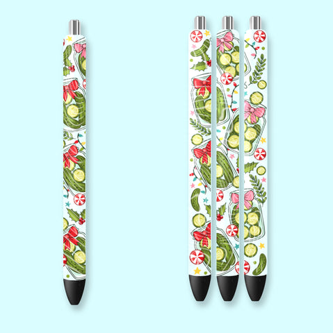 UV DTF Pen Wrap - Have A Dill-Lightful Holiday