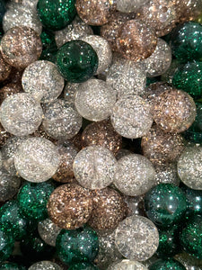 18mm Acrylic Beads - Glitter Galaxy Bead Mix