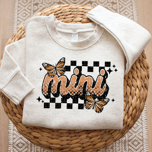 DTF Full Color TShirt Transfer - Mama/Mini Monarch Butterfly