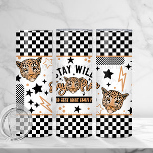 Skinny Tumbler Sublimation Wrap - Stay Wild Stay Free