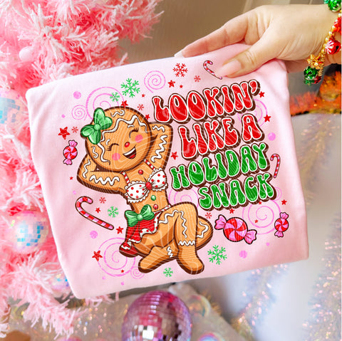 DTF Full Color TShirt Transfer - Lookin' Like A Holiday Snack