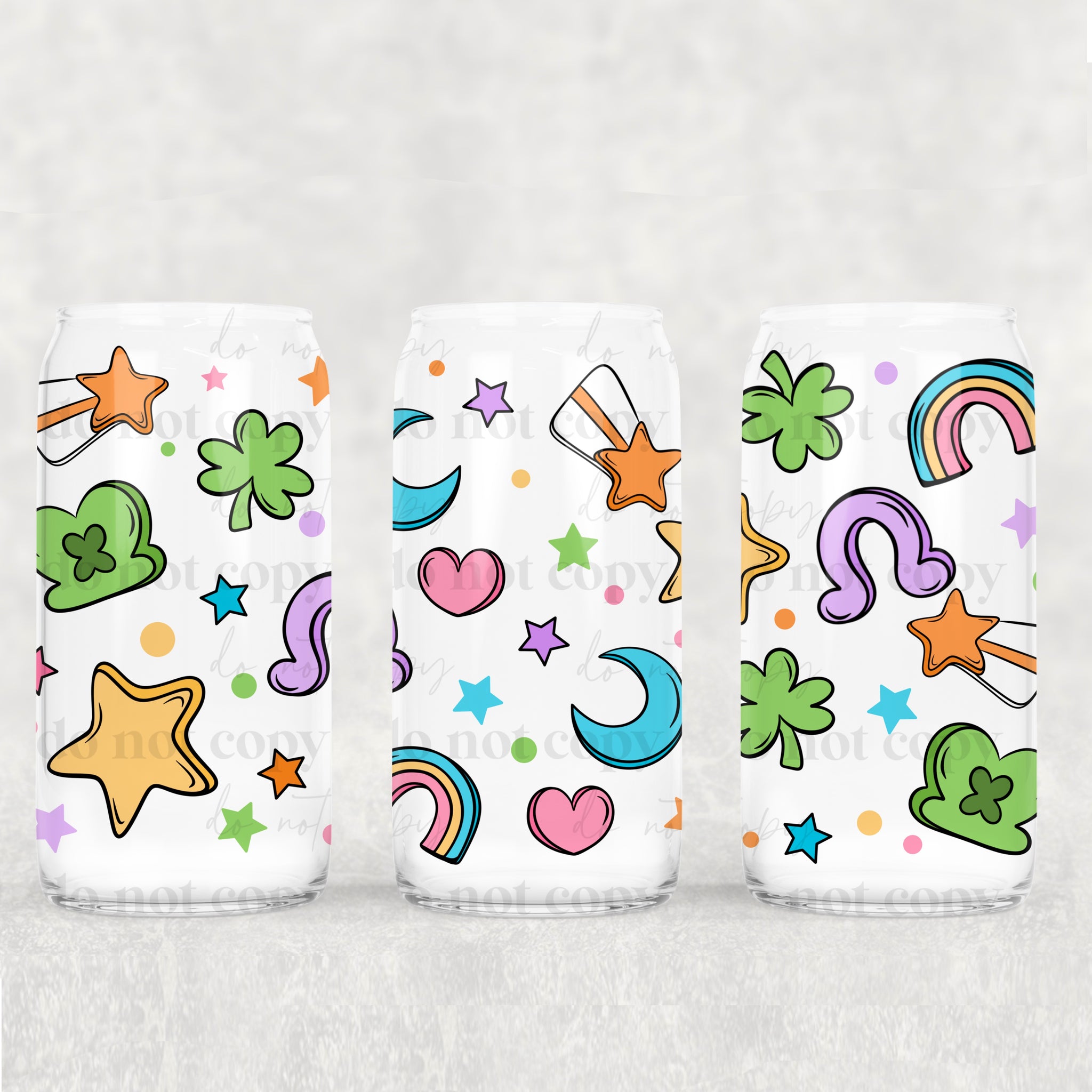 16oz UV DTF Wrap - Lucky Charms