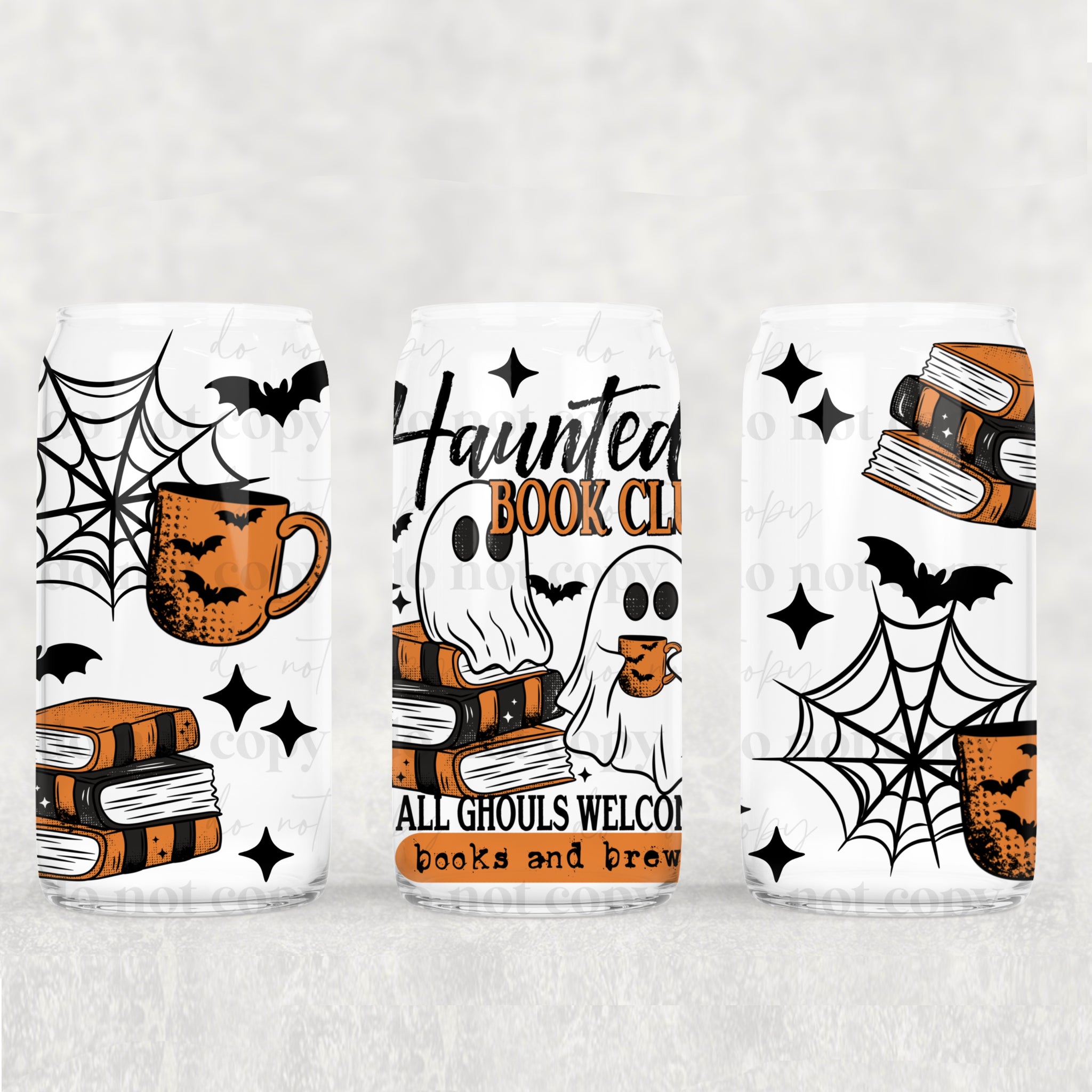 16oz UV DTF Wrap - Haunted Book Club