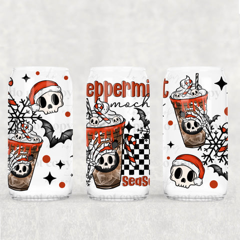 16oz UV DTF Wrap - Peppermint Mocha Season