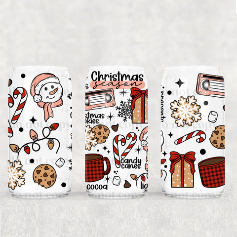 16oz UV DTF Wrap - Christmas Season Things