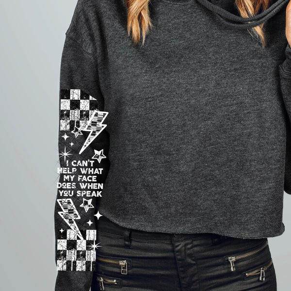 DTF Full Color Transfer - I Couldn't Fake My Opinion (White or Black Font) - FREE SLEEVES!