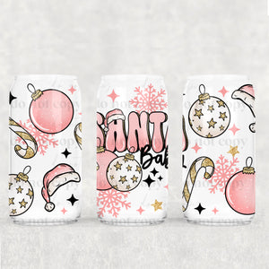 16oz UV DTF Wrap - Santa Baby
