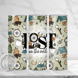 Skinny Tumbler Sublimation Wrap - LOST