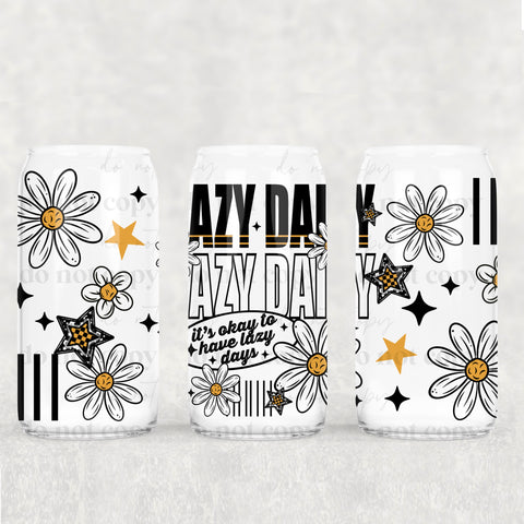 16oz UV DTF Wrap - Lazy Dazy