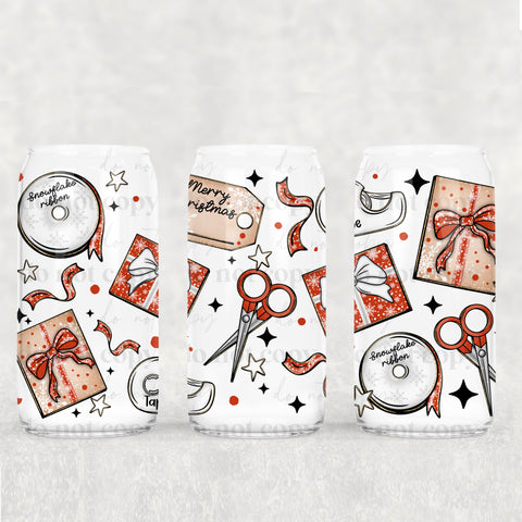 16oz UV DTF Wrap - Christmas Wrapping Things