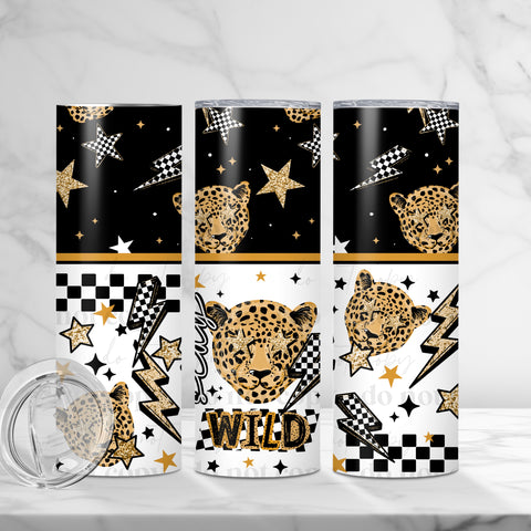 Skinny Tumbler Sublimation Wrap - Wild