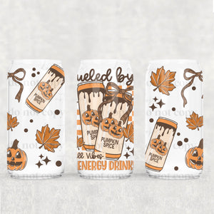 16oz UV DTF Wrap - Fueled By Fall Vibes