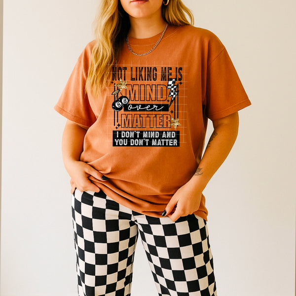 DTF Full Color TShirt Transfer - Not Liking Me (White or Black Font)