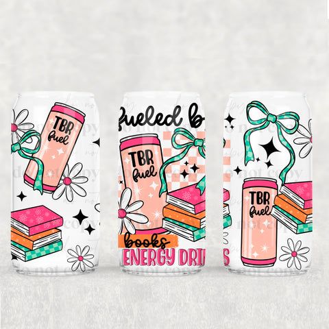 16oz UV DTF Wrap - Fueled By Books