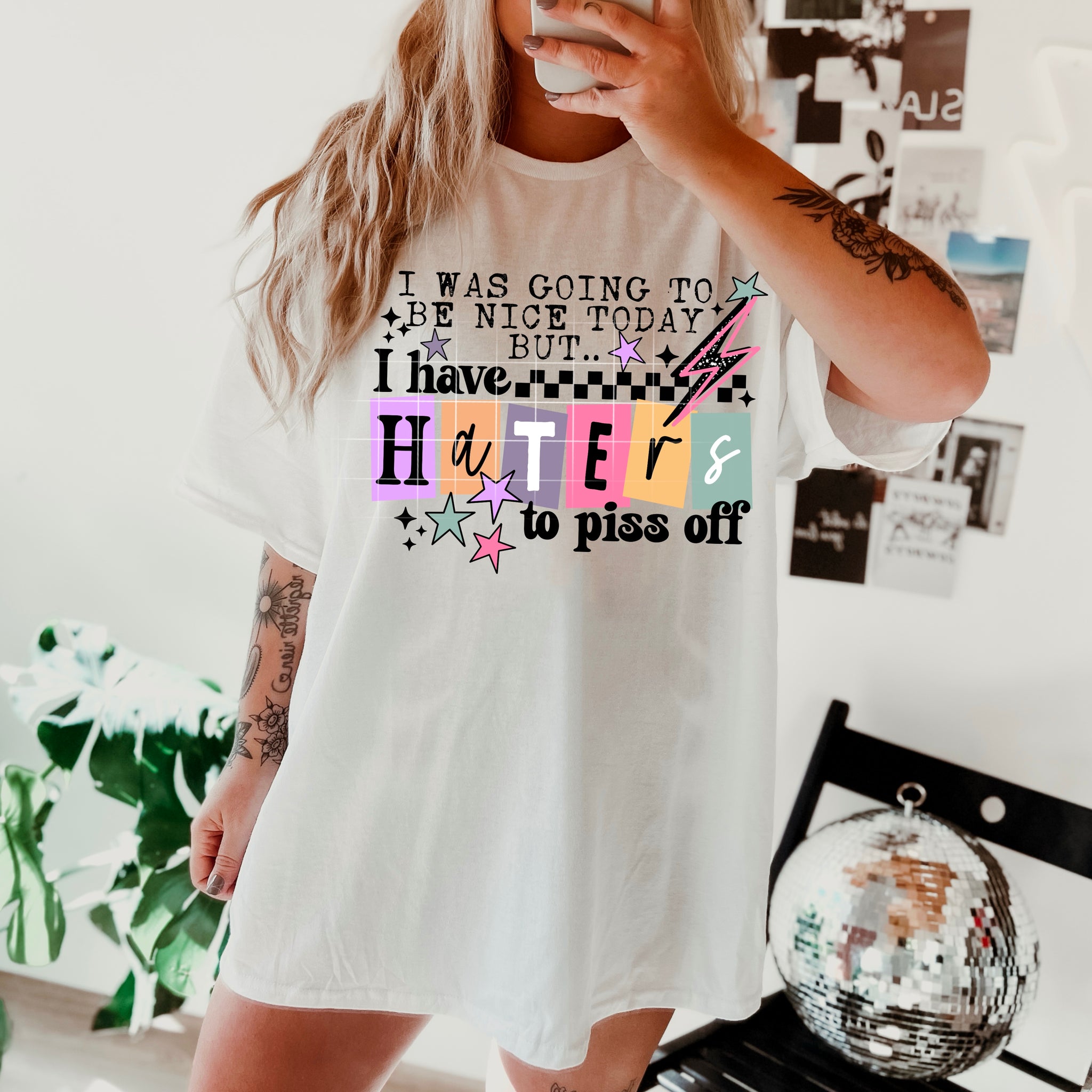 DTF Full Color TShirt Transfer - I Was Going To Be Nice Today