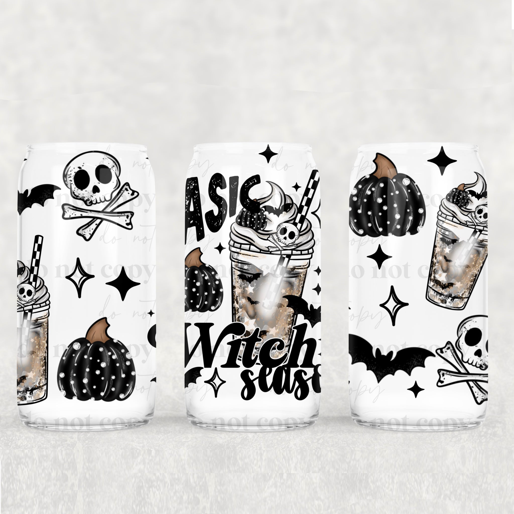 16oz UV DTF Wrap - Basic Witch Season