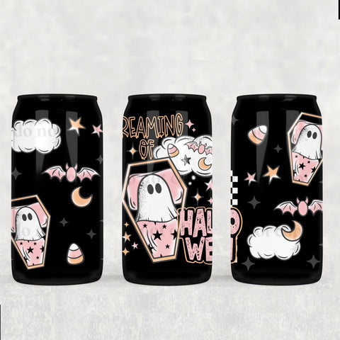 16oz UV DTF Wrap - Dreaming Of Halloween Coffin