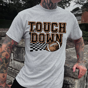 DTF Full Color Transfer - Touchdown Black Check