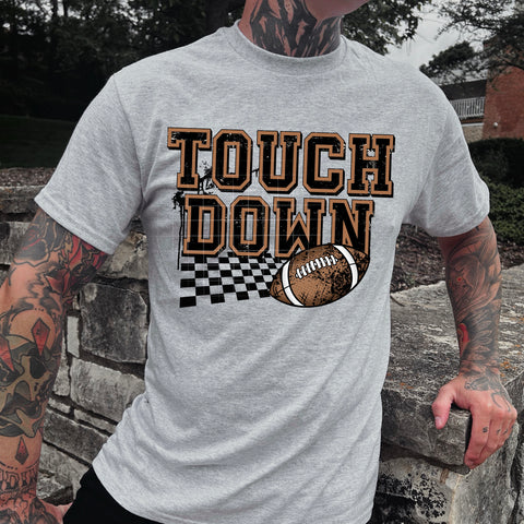DTF Full Color Transfer - Touchdown Black Check